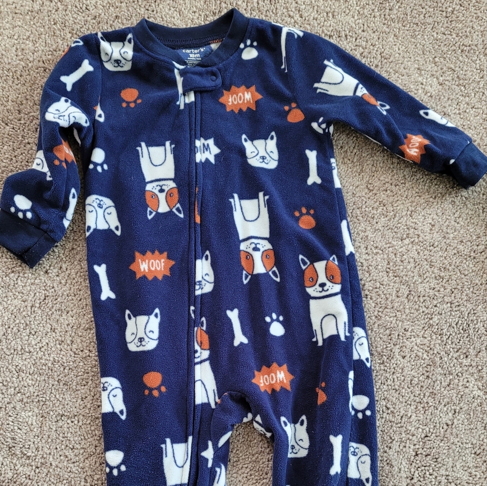 CARTER'S Navy Puppy Sleeper
